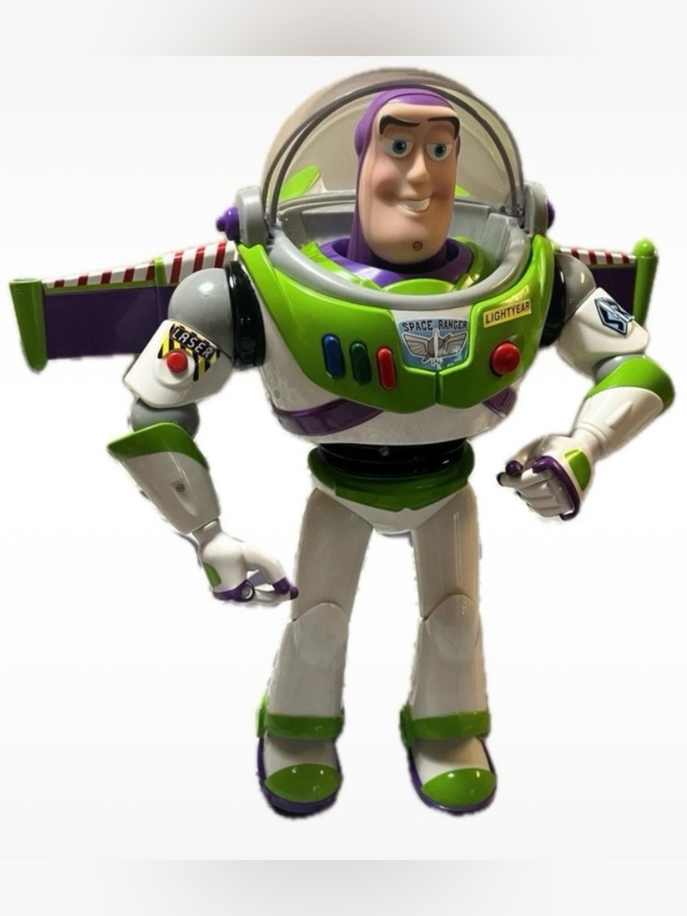 Buzz Lightyear Action Figure - Green and White, came out in 1995.